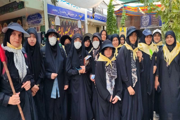 اعزام کاروان «دختران اربعینساز» اردل به کربلای معلی