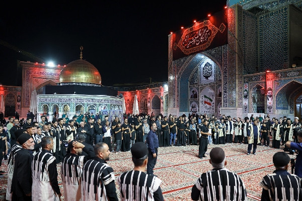 عزاداری سنتی بختیاریها در حرم مطهر رضوی برگزار میشود