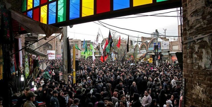 برنامههای عزاداری اردبیلیها در بازار تاریخی برنامههای عزاداری اردبیلیها در بازار تاریخی