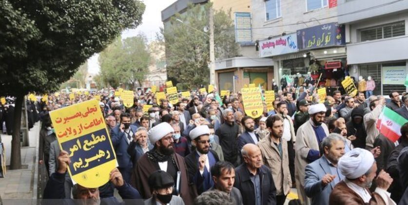 راهپیمایی مردم ولایتمدار اردبیل در محکومیت حادثه تروریستی حرم شاهچراغ