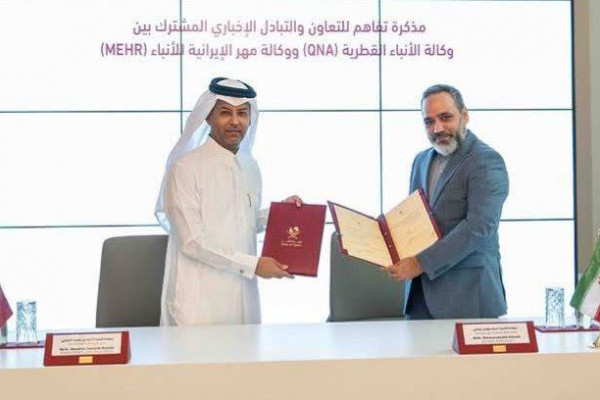 تفاهم‌نامه همکاری خبرگزاری مهر و خبرگزاری قطر امضا شد