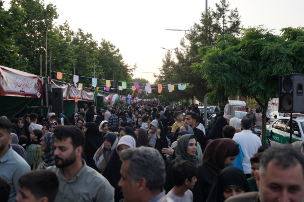 مازندران | قاب موکب های غدیر با حضور خانواده های شهدای میناب