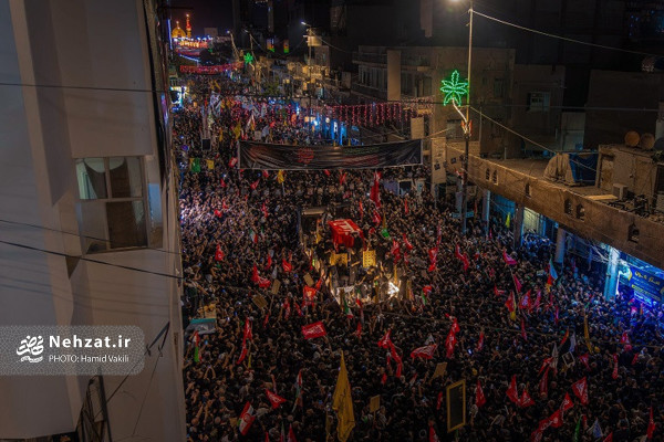 مراسم تشییع پیکر رهبر انقلاب در کربلا و نجف