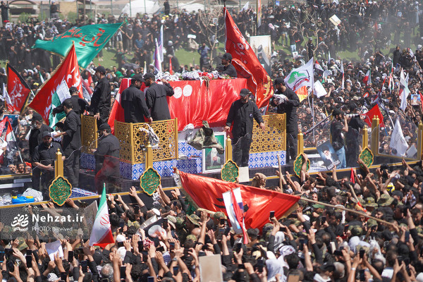 مراسم تشییع پیکر امام شهید حضرت آیت‌الله العظمی سیّدعلی خامنه‌ای برگزار شد
