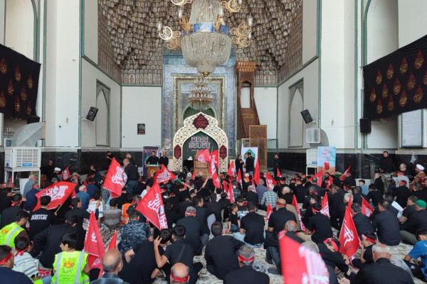 طنین فریاد «خون‌خواهی» هیئات گلستانی در صحن گوهرشاد